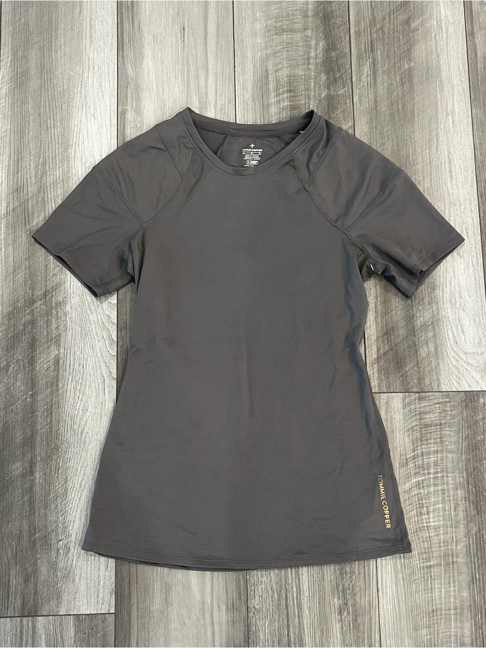 TOMMY COOPER Charcoal Short-Sleeve Active Tee